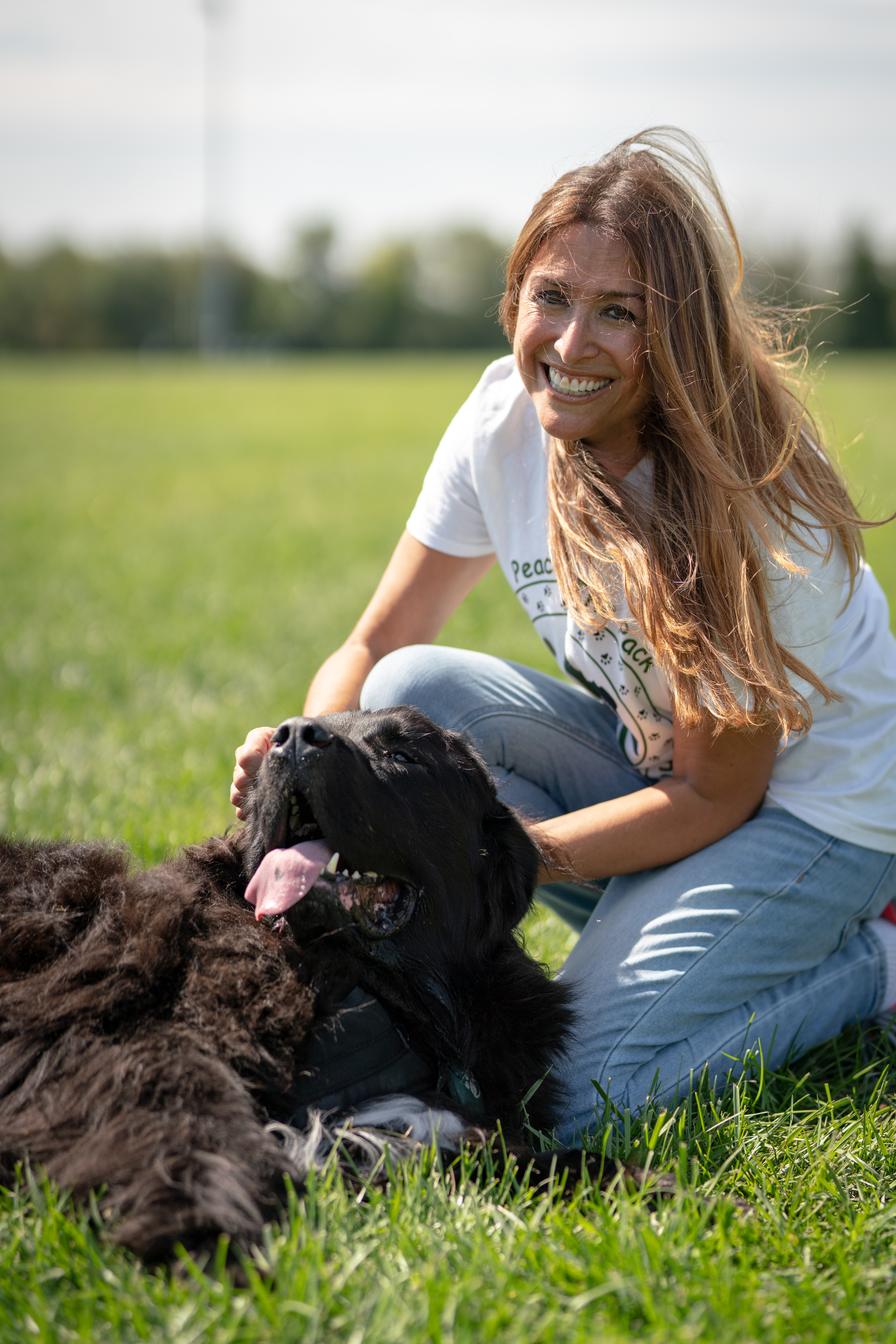 Nancy, a full-time dog person and behavioral expert